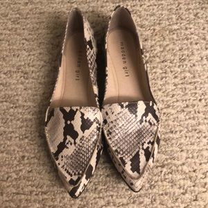 Madden girl snakeskin flats